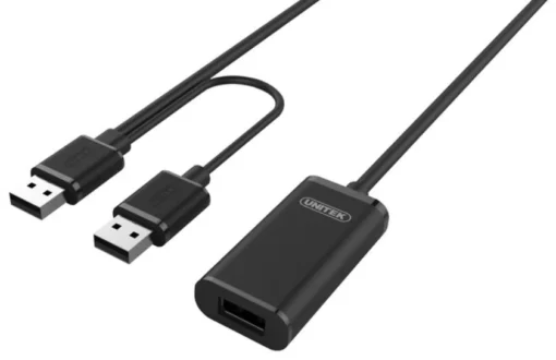 Unitek USB EXTENSION 2.0; 10m; Y-278; BLACK - Image 2