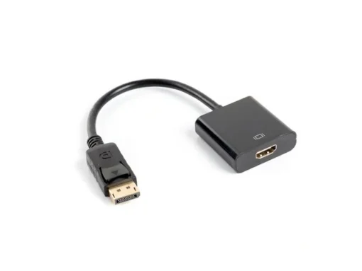 Lanberg Adapter Displayport (M) -> HDMI (F) 10cm