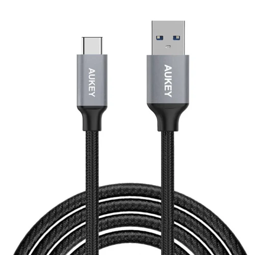AUKEY CB-CD3 nylon quick кабел Quick Charge USB C-USB 3.0 | 2m | 5 Gbps