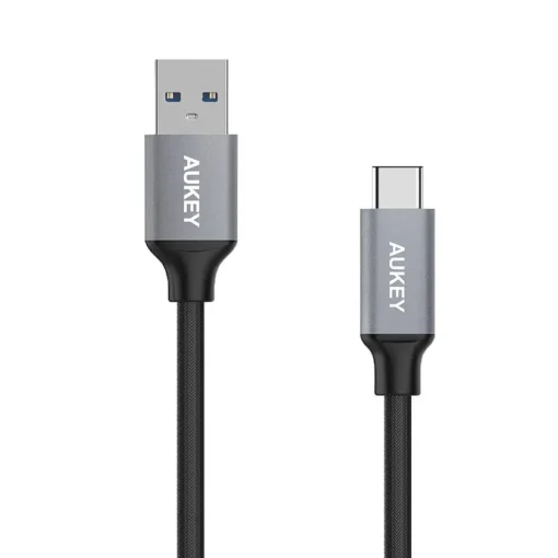 AUKEY CB-CD3 nylon quick cable Quick Charge USB C-USB 3.0 | 2m | 5 Gbps - Image 2