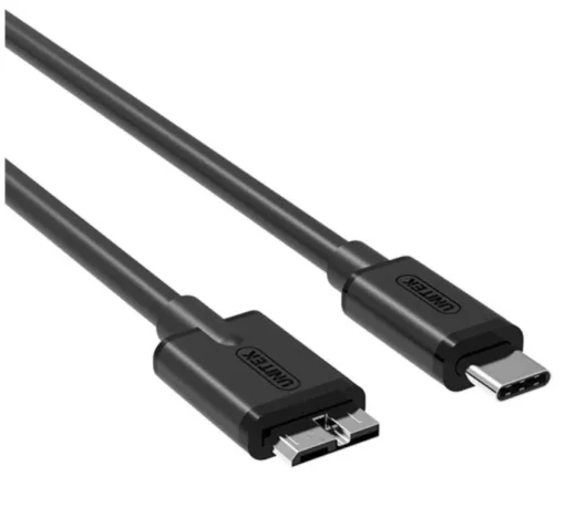 Unitek Cable usb typ-c to micro USB3.0; 1m; Y-C475BK - Image 3