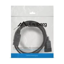 Lanberg Power cord extension cord IEC 320 C19 - C20 VDE 1.8M VDE black