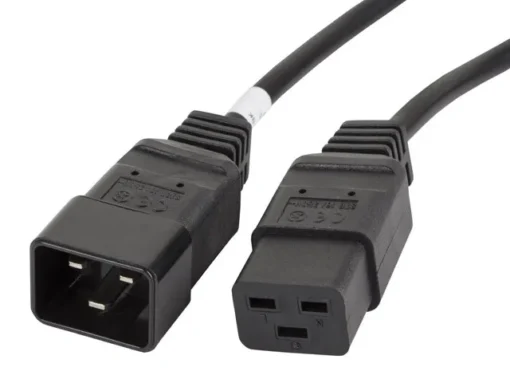 Lanberg Power cord extension cord IEC 320 C19 - C20 VDE 1.8M VDE black - Image 2