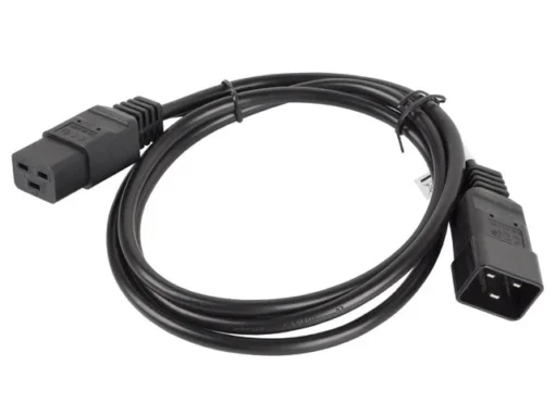 Lanberg Power cord extension cord IEC 320 C19 - C20 VDE 1.8M VDE black - Image 4