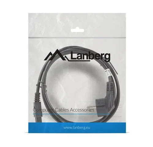 Lanberg Лаптоп power кабел (MIKI) IEC 7/7 - IEC 320 C5 1.8M VDE black