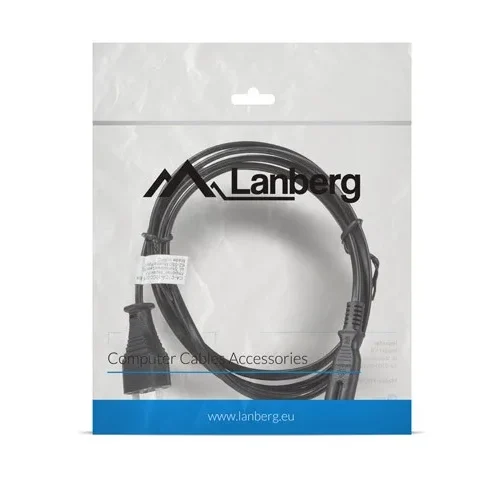Lanberg EURO power кабел (radio) CEE 7/16 - IEC 320 C7 1.8M black