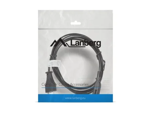 Lanberg EURO power cable (radio) CEE 7/16 - IEC 320 C7 1.8M black