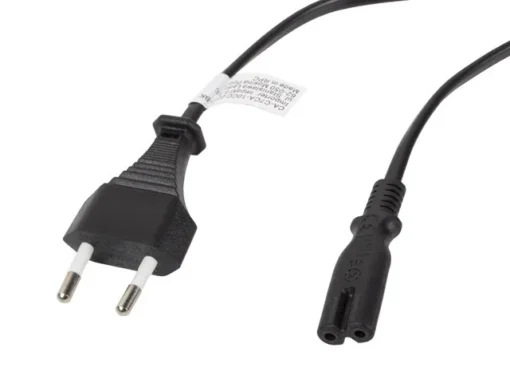 Lanberg EURO power cable (radio) CEE 7/16 - IEC 320 C7 1.8M black - Image 2