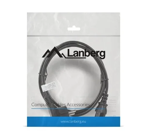 Lanberg Power кабел CEE 7/7 - IEC 320 C13 1.8M black