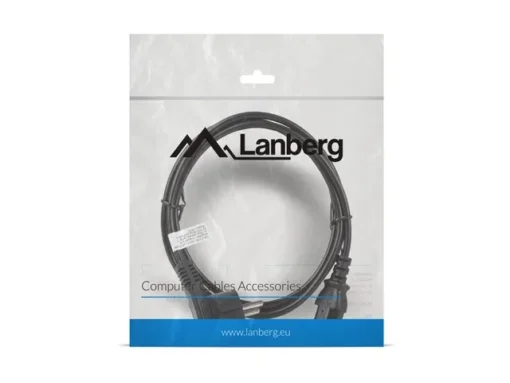 Lanberg Power cable CEE 7/7 - IEC 320 C13 1.8M black