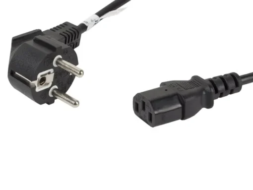 Lanberg Power cable CEE 7/7 - IEC 320 C13 1.8M black - Image 2