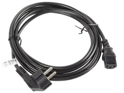 Lanberg Power cable CEE 7/7 - IEC 320 C13 3M VDE 3M black - Image 3