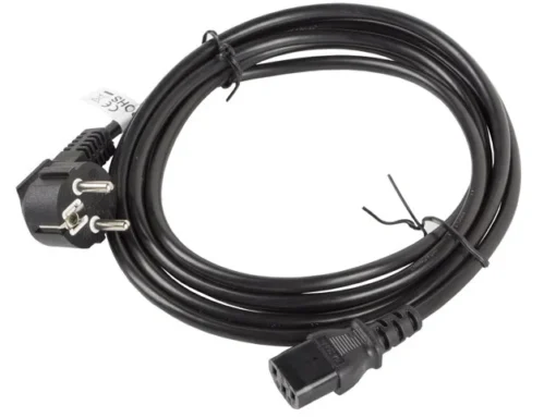 Lanberg Power cable CEE 7/7 - IEC 320 C13 3M VDE 3M black - Image 4