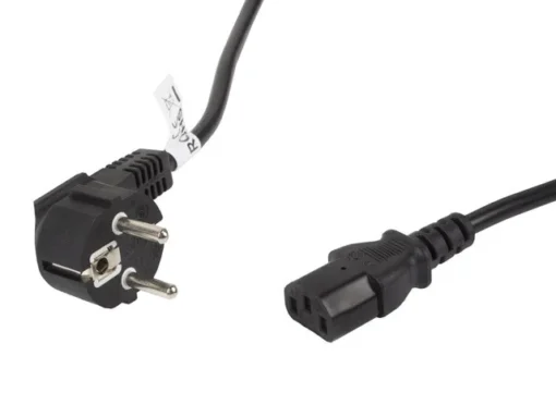 Lanberg Power cable CEE 7/7 - IEC 320 C13 VDE 5M black - Image 2