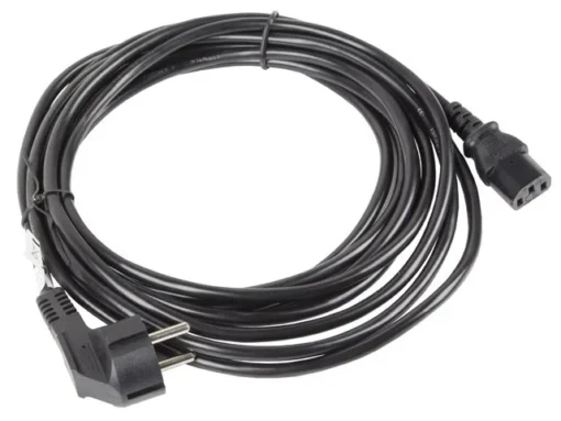 Lanberg Power cable CEE 7/7 - IEC 320 C13 VDE 5M black - Image 3