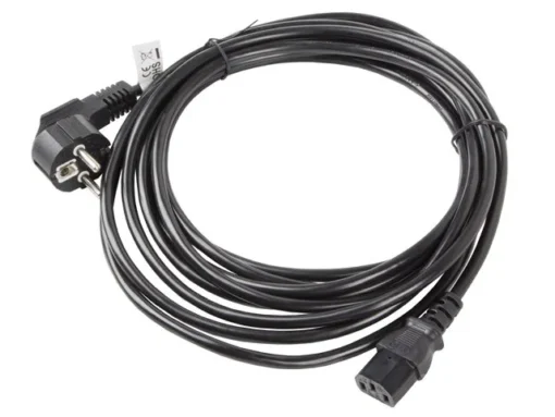 Lanberg Power cable CEE 7/7 - IEC 320 C13 VDE 5M black - Image 4