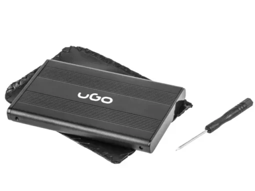 UGo кутия за външен хард диск 25 USB 2.0 Aluminium