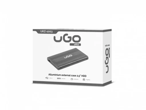 UGo кутия за външен хард диск 2,5 USB 2.0 Aluminium - Image 2