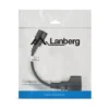 Lanberg Extension power cable IEC 320 C14 - Schuko 20cm black