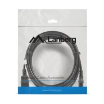 Lanberg Extension power cable IEC 320 C13 - C14 VDE 5M black