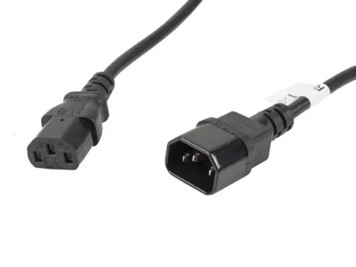 Lanberg Extension power cable IEC 320 C13 - C14 VDE 5M black - Image 2