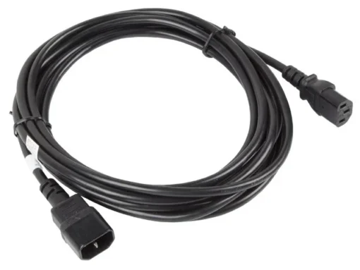 Lanberg Extension power cable IEC 320 C13 - C14 VDE 5M black - Image 3