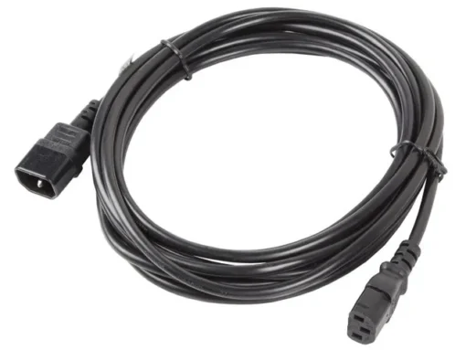 Lanberg Extension power cable IEC 320 C13 - C14 VDE 5M black - Image 4