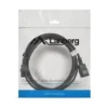 Lanberg Extension power cable IEC 320 C13 - C14 VDE 3M Black