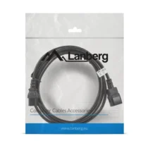 Lanberg Extension power cable IEC 320 C13 - C14 VDE 3M Black