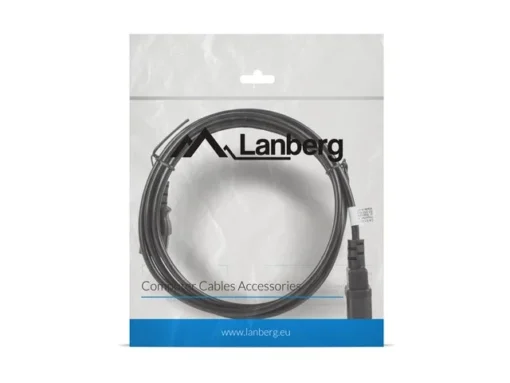 Lanberg Power cord extension cord IEC 320 C13 - C14 VDE 1.8M black