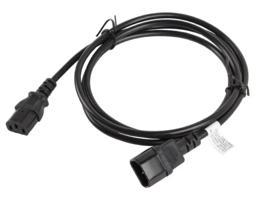 Lanberg Power cord extension cord IEC 320 C13 - C14 VDE 1.8M black - Image 3