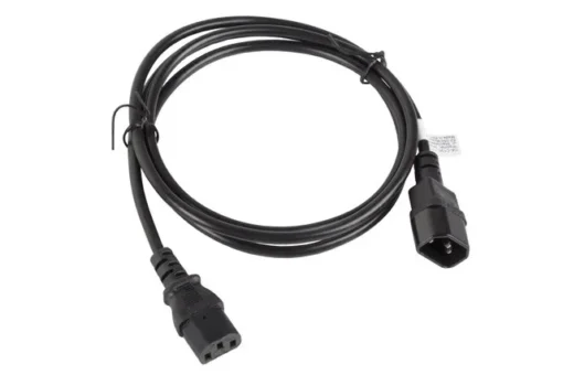 Lanberg Power cord extension cord IEC 320 C13 - C14 VDE 1.8M black - Image 4