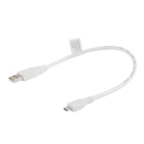 Lanberg кабел USB 2.0 micro AM-MBM5P 0.3M white