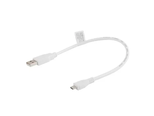 Lanberg Cable USB 2.0 micro AM-MBM5P 0.3M white