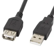 Lanberg Extension cable USB 2.0 AM-AF black 5M