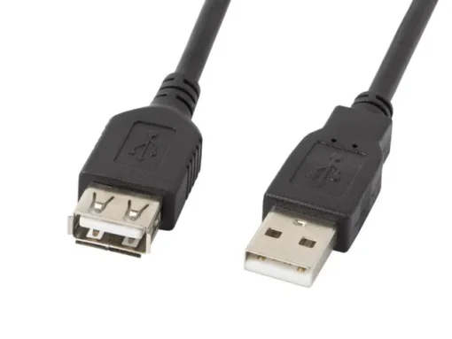 Lanberg Extension cable USB 2.0 AM-AF black 5M