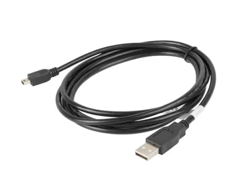 Lanberg Cable USB 2.0 mini AM-BM5P 1.8M black - Image 2