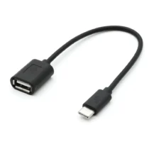 TB кабел OTG USB AF - USB C 15cm black