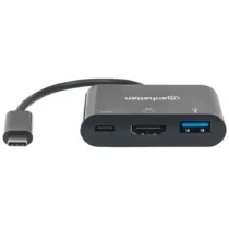 Techly Multiport Adapter USB-C 3.1 on HDMI/USB-A/USB-C