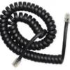 Gembird Spiral cable RJ10/4P4C/2m/black