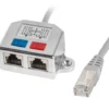 Lanberg RJ45 Port Doubler RJ-45 - 2x RJ-45 FTP