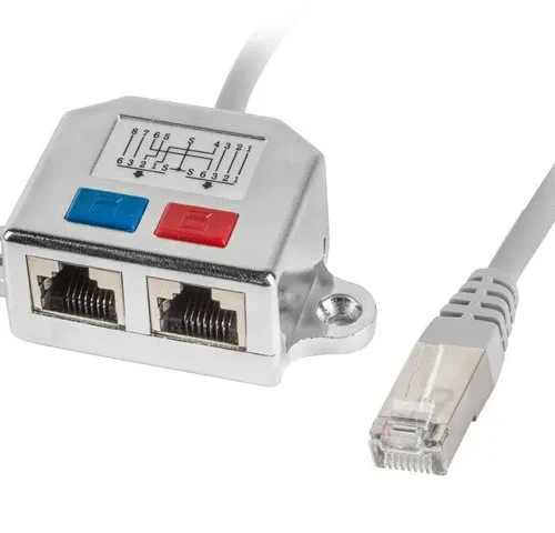 Lanberg RJ45 Port Doubler RJ-45 - 2x RJ-45 FTP