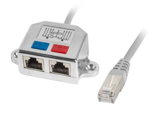 Lanberg RJ45 Port Doubler RJ-45 - 2x RJ-45 FTP