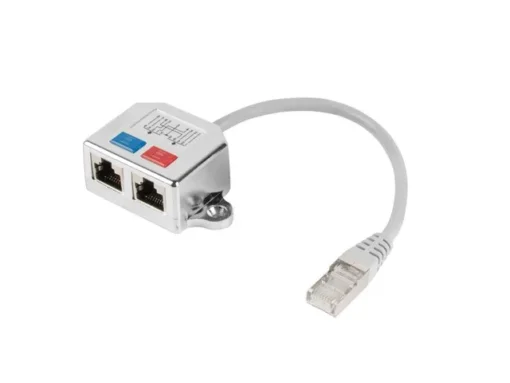 Lanberg RJ45 Port Doubler RJ-45 - 2x RJ-45 FTP - Image 2