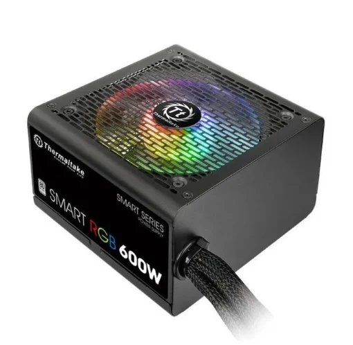 Thermaltake Smart 600W RGB (80+ 230V EU 2xPEG 120mm Single Rail)