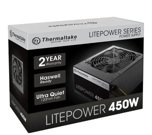 Thermaltake Litepower II Black 450W (Active PFC, 2xPEG, 120mm) - Image 4