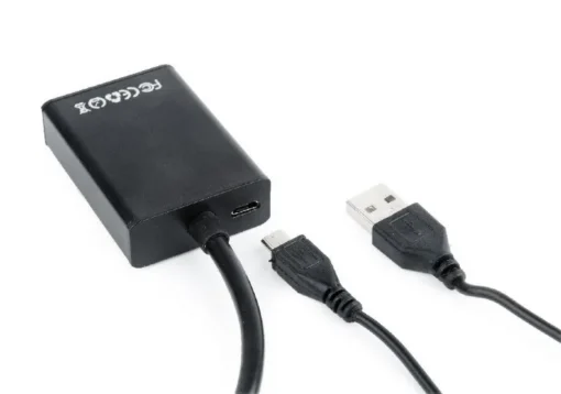 Gembird VGA to HDMI converter 15 cm black - Image 2