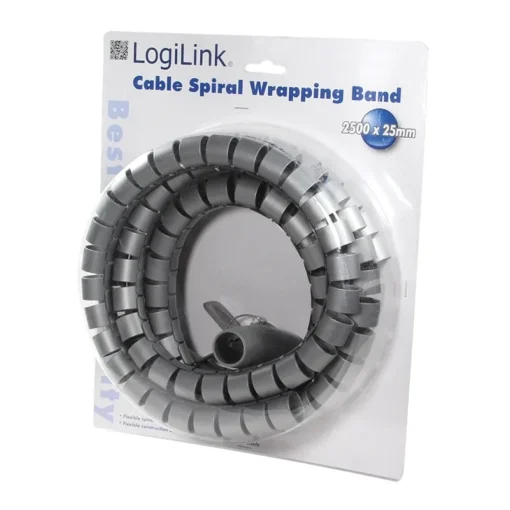 LogiLink Spiral cable tie 2,5m / 25mm - Image 2