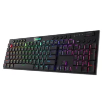 Клавиатура Redragon Horus K618-RGB Bluetooth v5.0/безжична/кабелна механична red