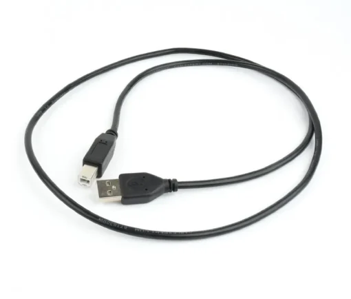 Gembird USB Cable 2.0 AM-BM 1m/black - Image 2